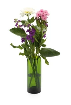 Vaas Wijnfles, Groot, Smaragdgroen -Interio Winkel vaas wijnfles 8