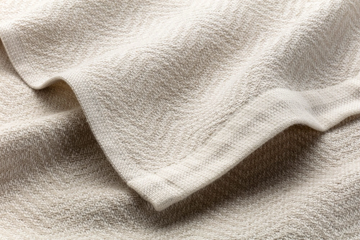 Visgraat Theedoek, Beige 5 Visgraat Theedoek, Beige - Afbeelding 3