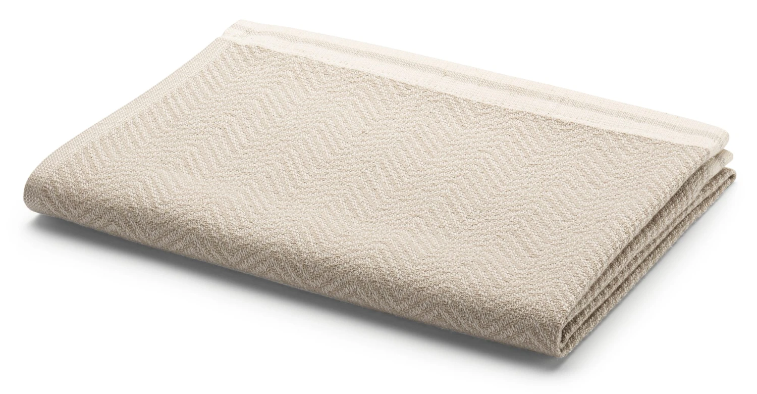 Visgraat Theedoek, Beige 4 Visgraat Theedoek, Beige - Afbeelding 2
