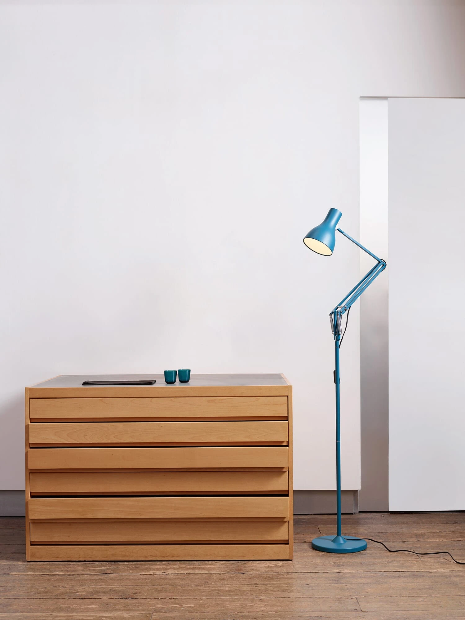 Vloerlamp Anglepoise® Type 75, MHE, Saksen Blauw 7 Vloerlamp Anglepoise® Type 75, MHE, Saksen Blauw - Afbeelding 5