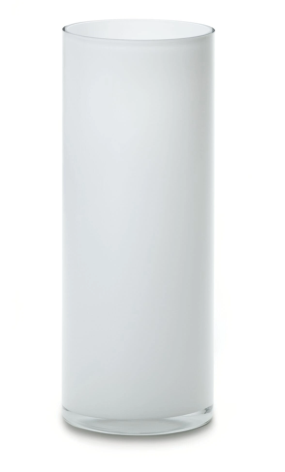 Vloervaas Hars Kristal Cilinder Opaal Wit 3 Vloervaas Hars Kristal Cilinder Opaal Wit