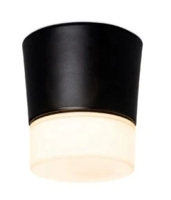 Wand- En Plafondlamp Jo, RAL 9005 Diepzwart