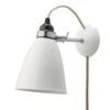 Wandlamp Bone China, Natuur, Kabel + Schakelaar -Interio Winkel wandlamp bone china