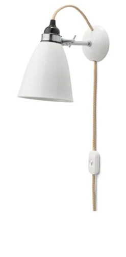 Wandlamp Bone China, Natuur, Kabel + Schakelaar -Interio Winkel wandlamp bone china 4