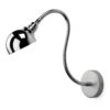 Wandlamp Flexibel, Verchroomd 2 Wandlamp Flexibel, Verchroomd -Interio Winkel wandlamp flexibel