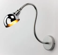 Wandlamp Flexibel, Verchroomd -Interio Winkel wandlamp flexibel 2