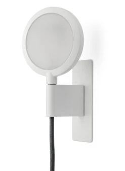 Wandlamp MAG., Wit / Kabel: Grijs