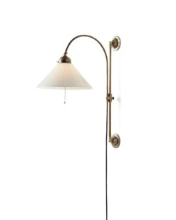 Wandlamp Messing Groot