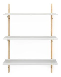 Wandplank RM3, RAL 9010 Zuiverwit