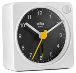 Wekker Braun, Analoog, Wit/Zwart -Interio Winkel wekker braun analoog 12