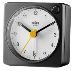 Wekker Braun, Analoog, Zwart/Wit -Interio Winkel wekker braun analoog 3