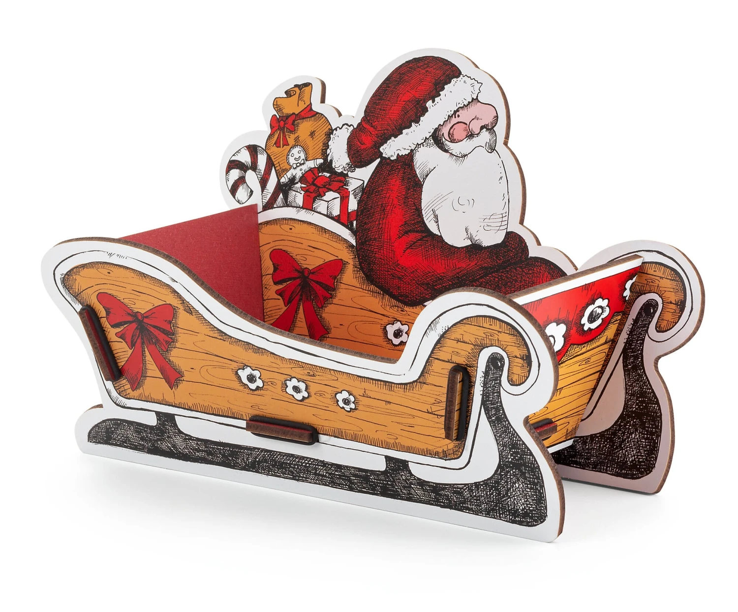 Werkhaus Geschenkmand Kerstman 3 Werkhaus Geschenkmand Kerstman