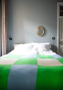 Wollen Deken Pop, Groen -Interio Winkel wollen deken pop 7