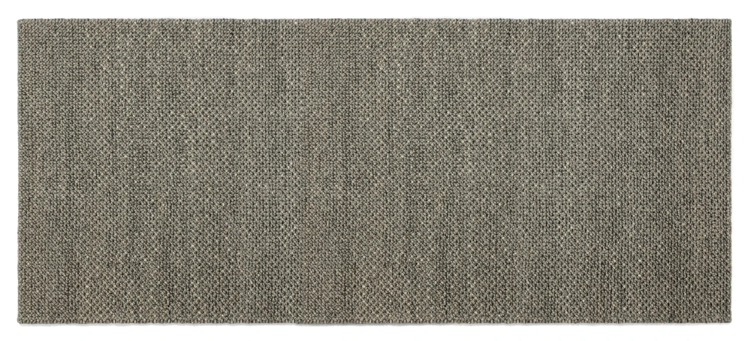 Wollen Tapijt Gevlekt, Donkergrijs, 90 × 200 Cm 3 Wollen Tapijt Gevlekt, Donkergrijs, 90 × 200 Cm