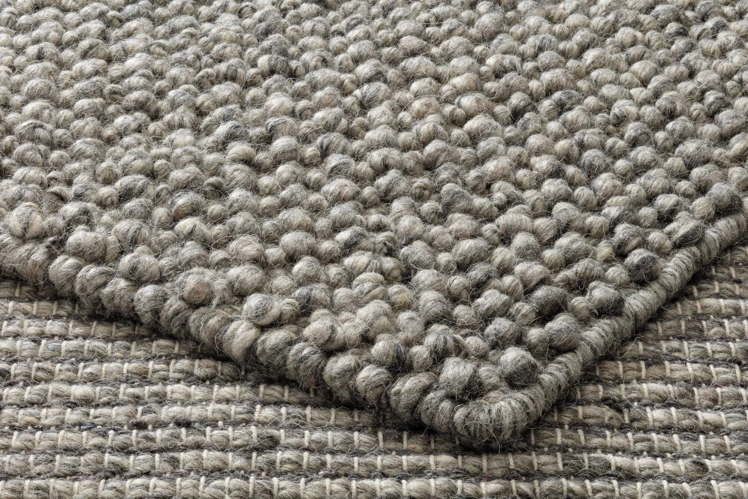 Wollen Tapijt Gevlekt, Donkergrijs, 90 × 200 Cm 5 Wollen Tapijt Gevlekt, Donkergrijs, 90 × 200 Cm - Afbeelding 3