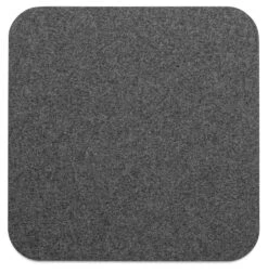 Zitkussen Vilt Vierkant, Donkergrijs, Gevlekt