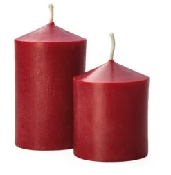 Zuilkaars Bijenwas, Hoogte 7,5 Cm -Interio Winkel zuilkaars bijenwas 2