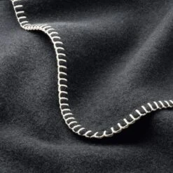 Zuivere Nieuwe Wollen Deken, Antraciet -Interio Winkel zuivere nieuwe wollen deken 11