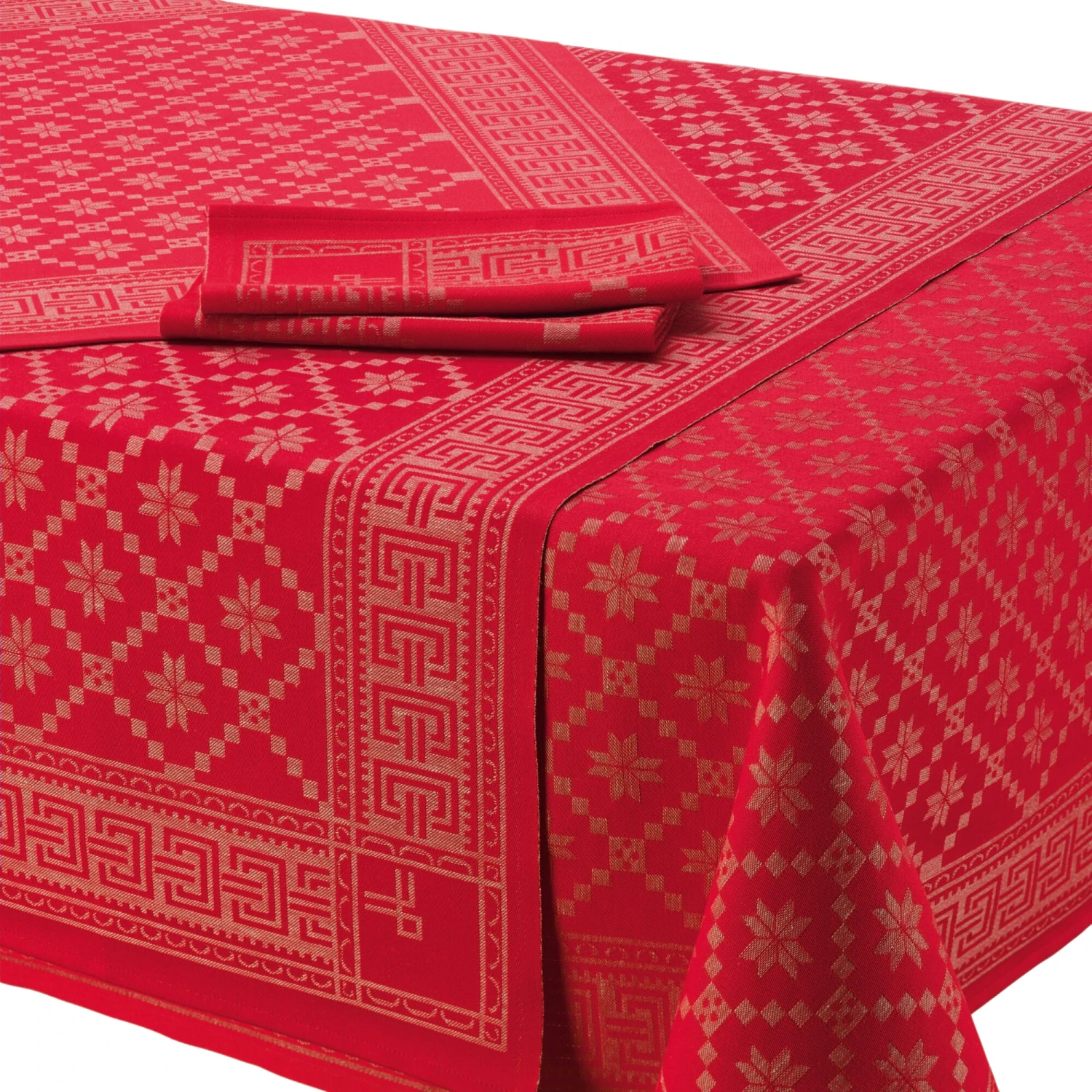 Zweeds Tafelkleed Rood, 150 × 260 Cm 6 Zweeds Tafelkleed Rood, 150 × 260 Cm - Afbeelding 4